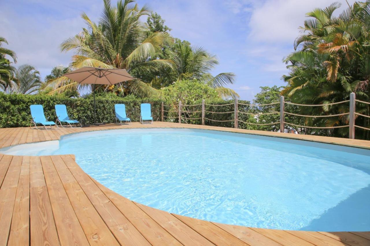 L Orchidee Bleue, Bas De Villa, Vue Mer, Piscine Privee Sainte-Anne  Luaran gambar