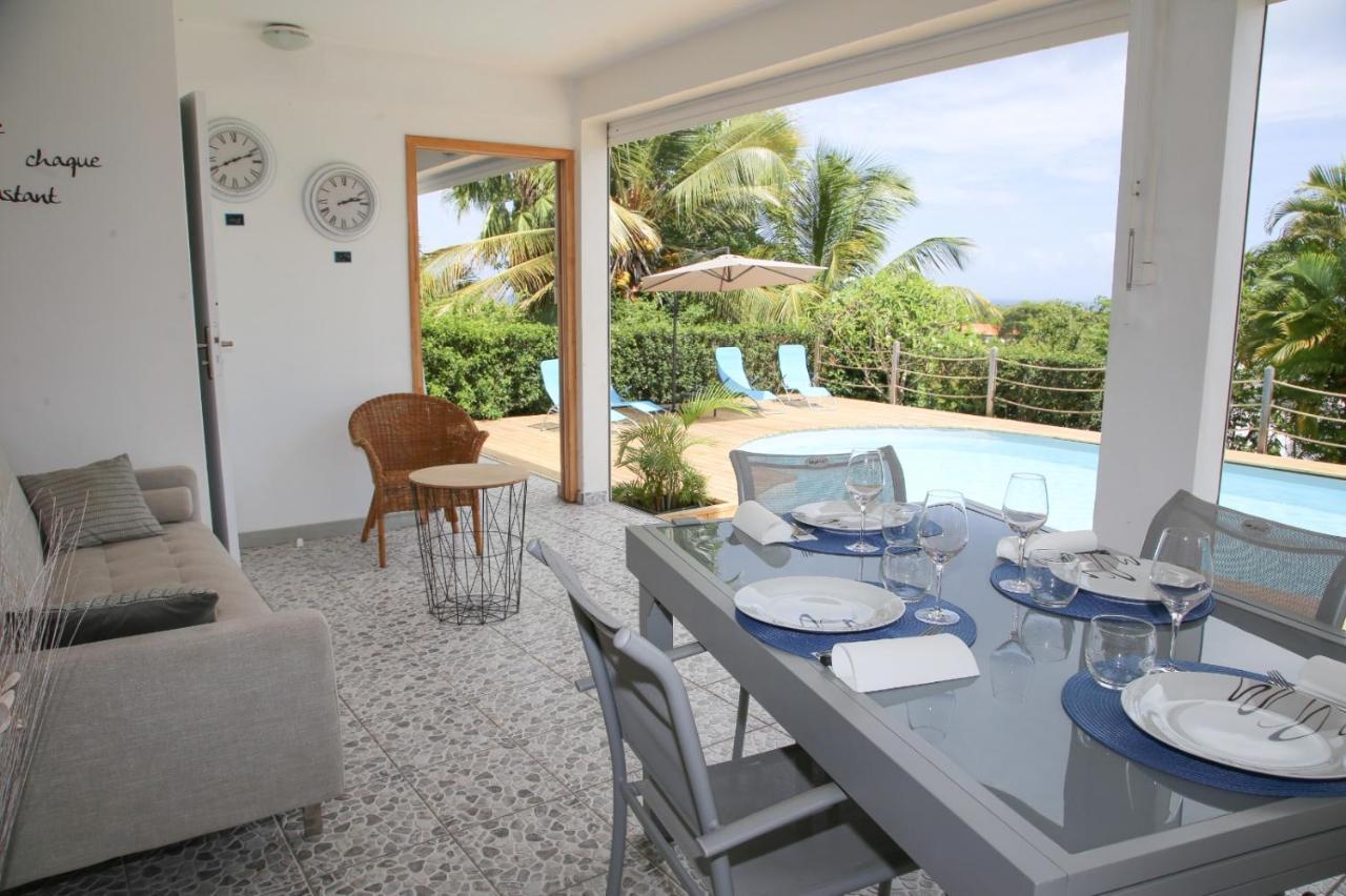 L Orchidee Bleue, Bas De Villa, Vue Mer, Piscine Privee Sainte-Anne  Luaran gambar